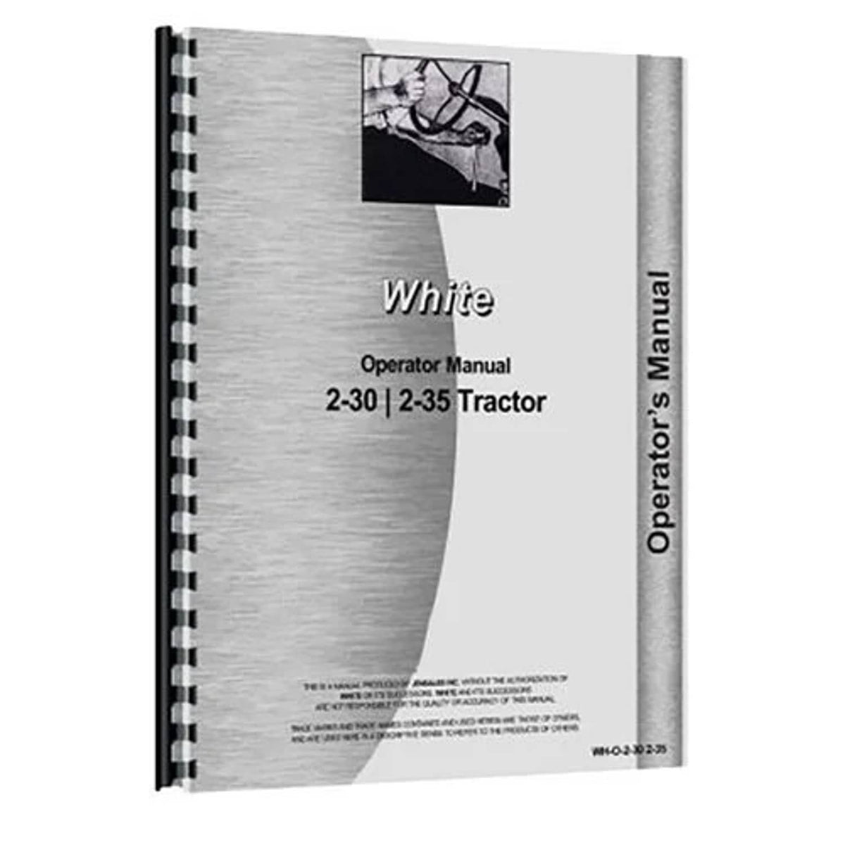 Bethesda Industrial Operator's Manual fits White 2-30 2-35
