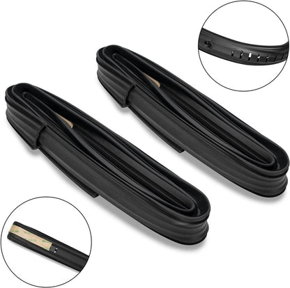 Bethesda Industrial Front Door Window Run Sweep Felts Weatherstrip Seals Kit for Chevy GMC Truck