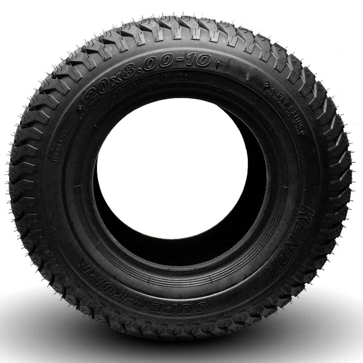 Bethesda Industrial (4) OEM Kenda K500 Super Turf Tire 20X8.00-10 4PLY