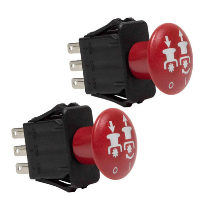 Bethesda Industrial 2PK PTO Switch for Toro 116-0124 Exmark 10 AMP Upgrade Z Master G3 series