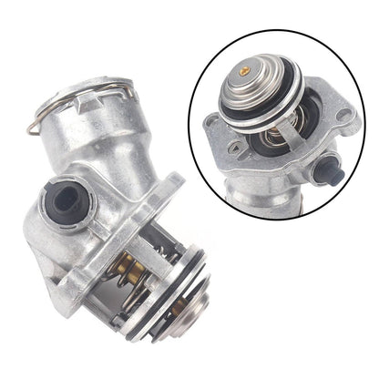 Bethesda Industrial Engine Coolant Thermostat Assembly with Sensor For Mercedes C300 C350 E350 ML350