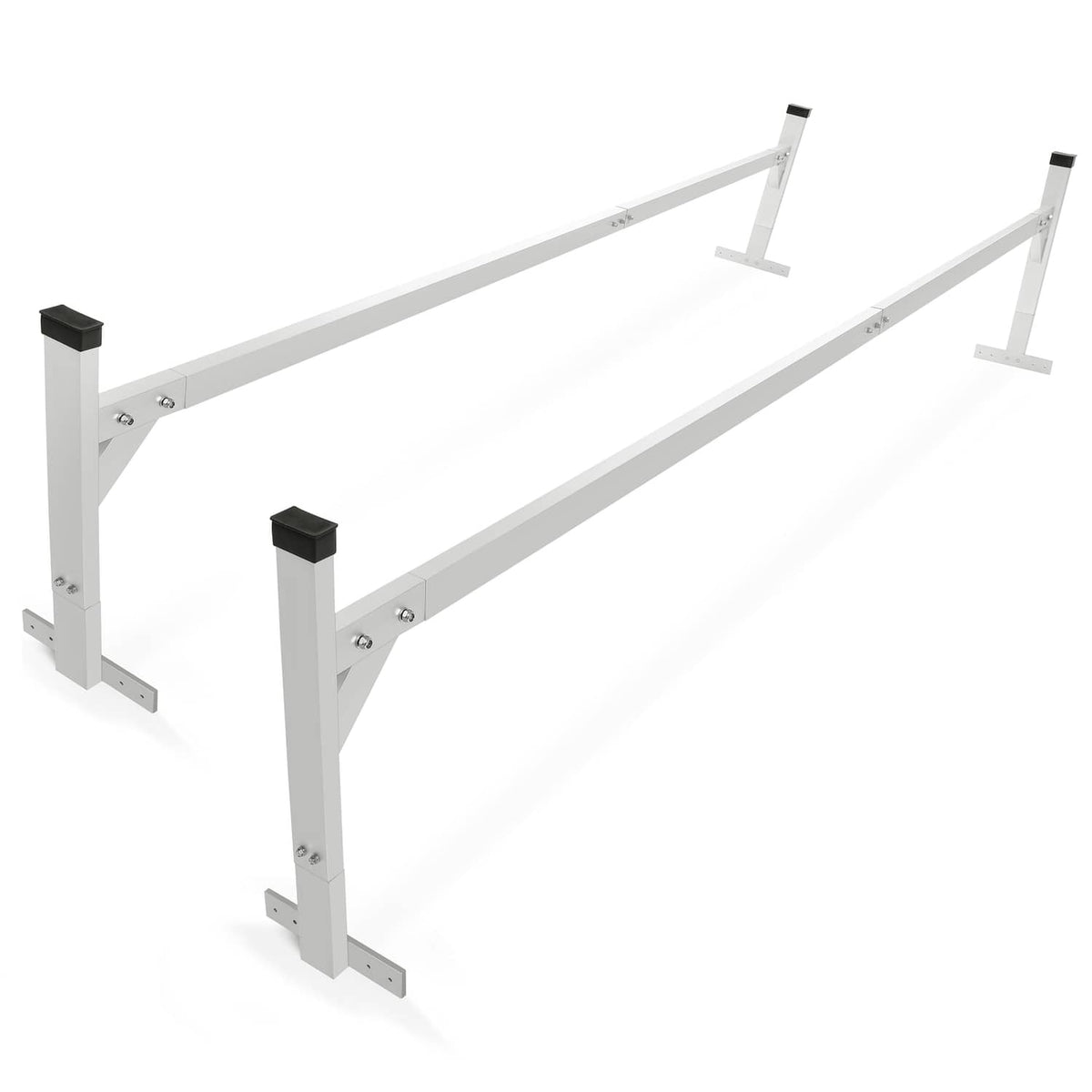Bethesda Industrial Adjustable Roof Mount Ladder Rack Bracket 400 lbs For Universal Trailer 4'-8.5'