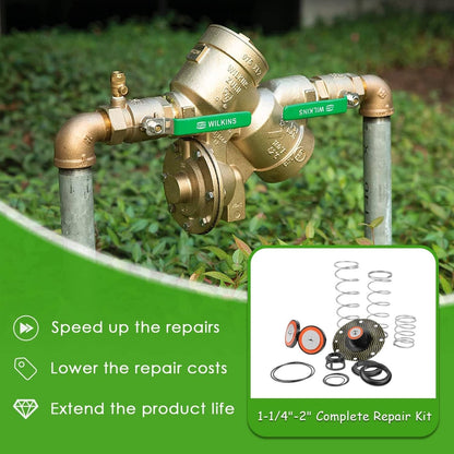 Bethesda Industrial 1-1/4"-2" Complete Repair Kit For Zurn Wilkins Backflow Preventer 975XL & 975XL2