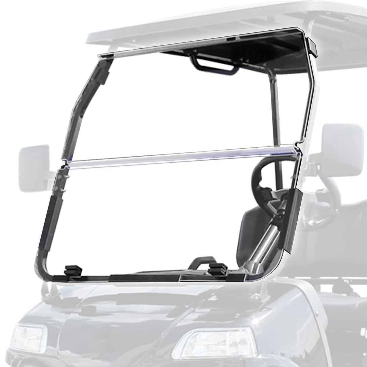 Bethesda Industrial For 16+ Evolution Classic Forester Golf Cart Windscreen Clear Vented Windshield