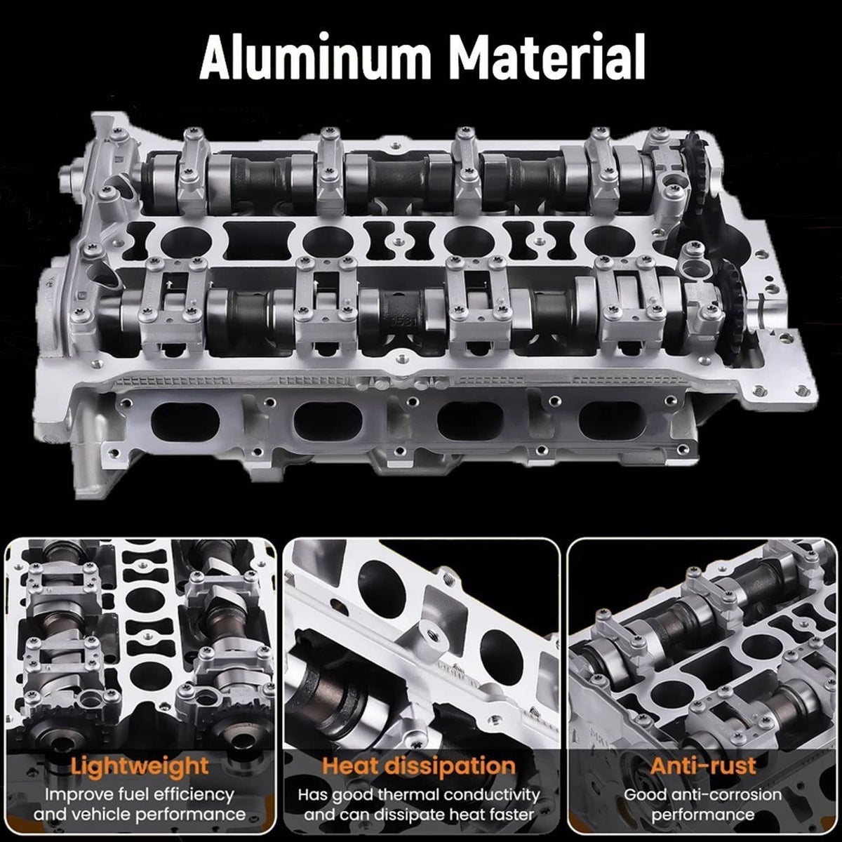 Bethesda Industrial Cylinder Head 058103351 for VW Jetta Beetle Passat Golf Audi A4 TT 1.8T 20V