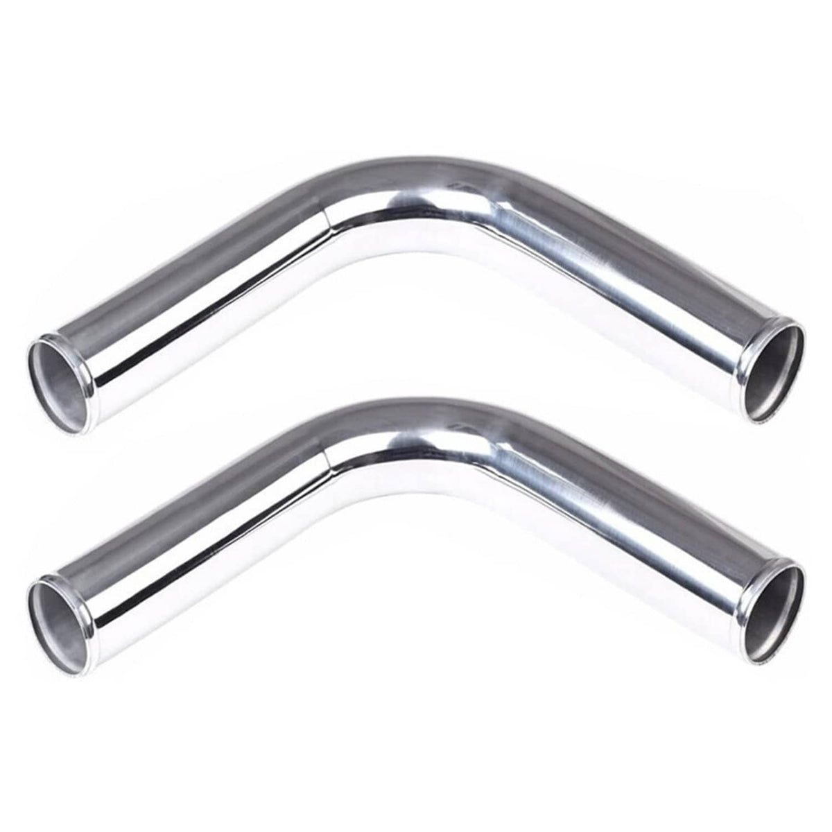 Bethesda Industrial 2.5" Universal Aluminum Turbo Intercooler Elbow Pipe Kit + Silicone Hose + Clamp