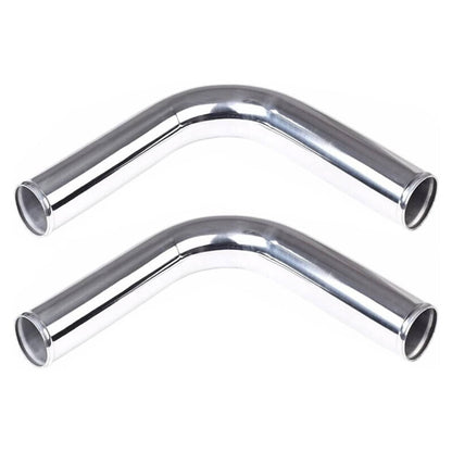 Bethesda Industrial 2.5" Universal Aluminum Turbo Intercooler Elbow Pipe Kit + Silicone Hose + Clamp
