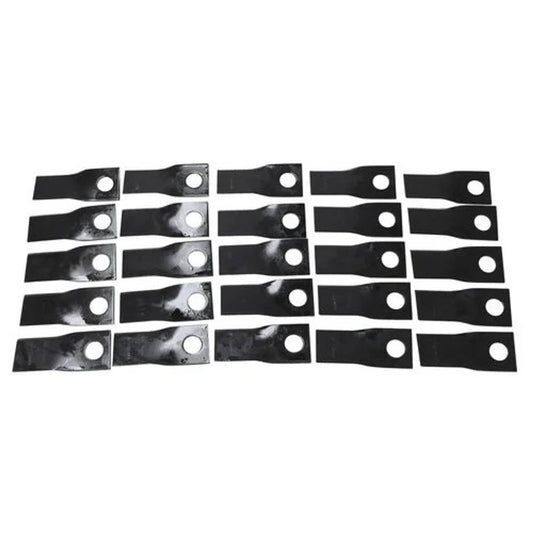 Bethesda Industrial Disc Mower Blade - Right Hand 18° Twist 25 Pack fits Case IH ZA113384A1