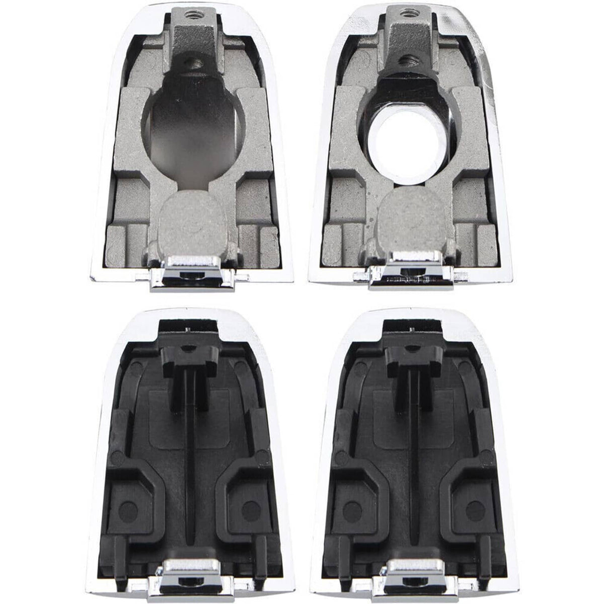 Bethesda Industrial 4Pcs Chrome Exterior Door Handle For 2014-2017 Chevrolet Silverado 1500 22923598