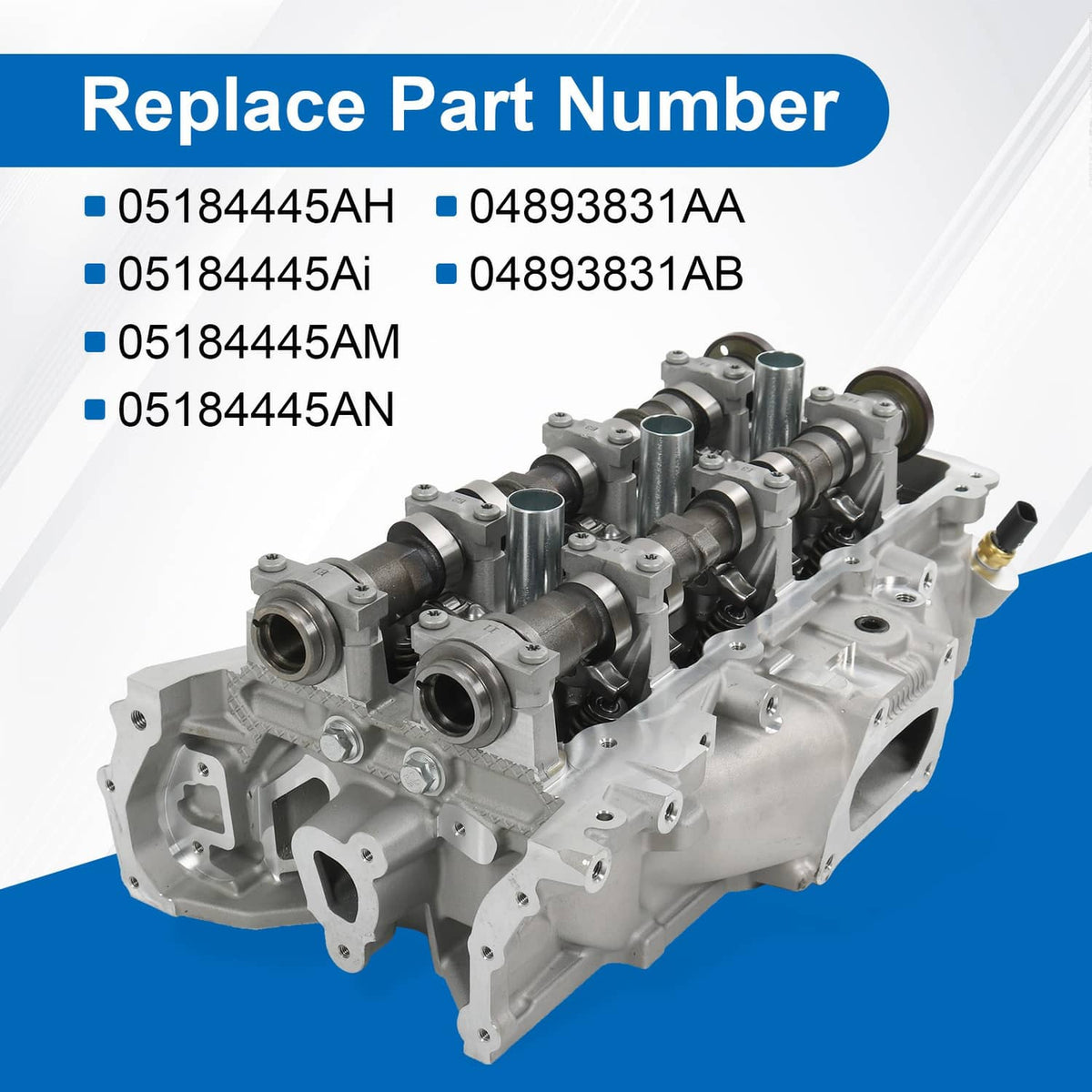 Bethesda Industrial Driver & Passenger Side Cylinder Head Assembly Pair For Dodge Chrysler Jeep 3.6L