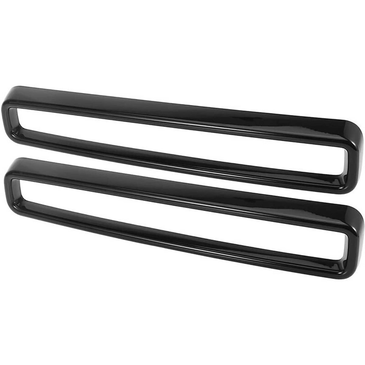 Bethesda Industrial Black Front Grill Mesh Grille Inserts Trim Cover for Dodge Challenger 2015-up