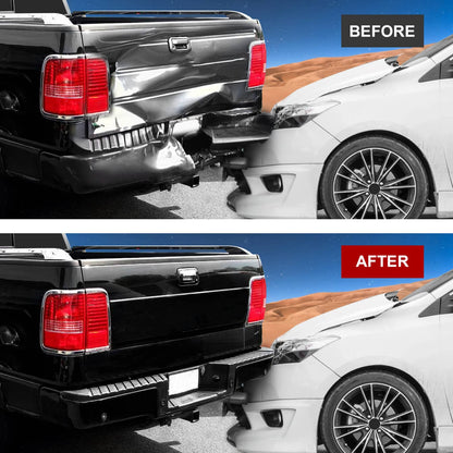 Bethesda Industrial Rear Bumper Assembly For Ford F150 2006 2007 2008 Black Step Bumper With Hole