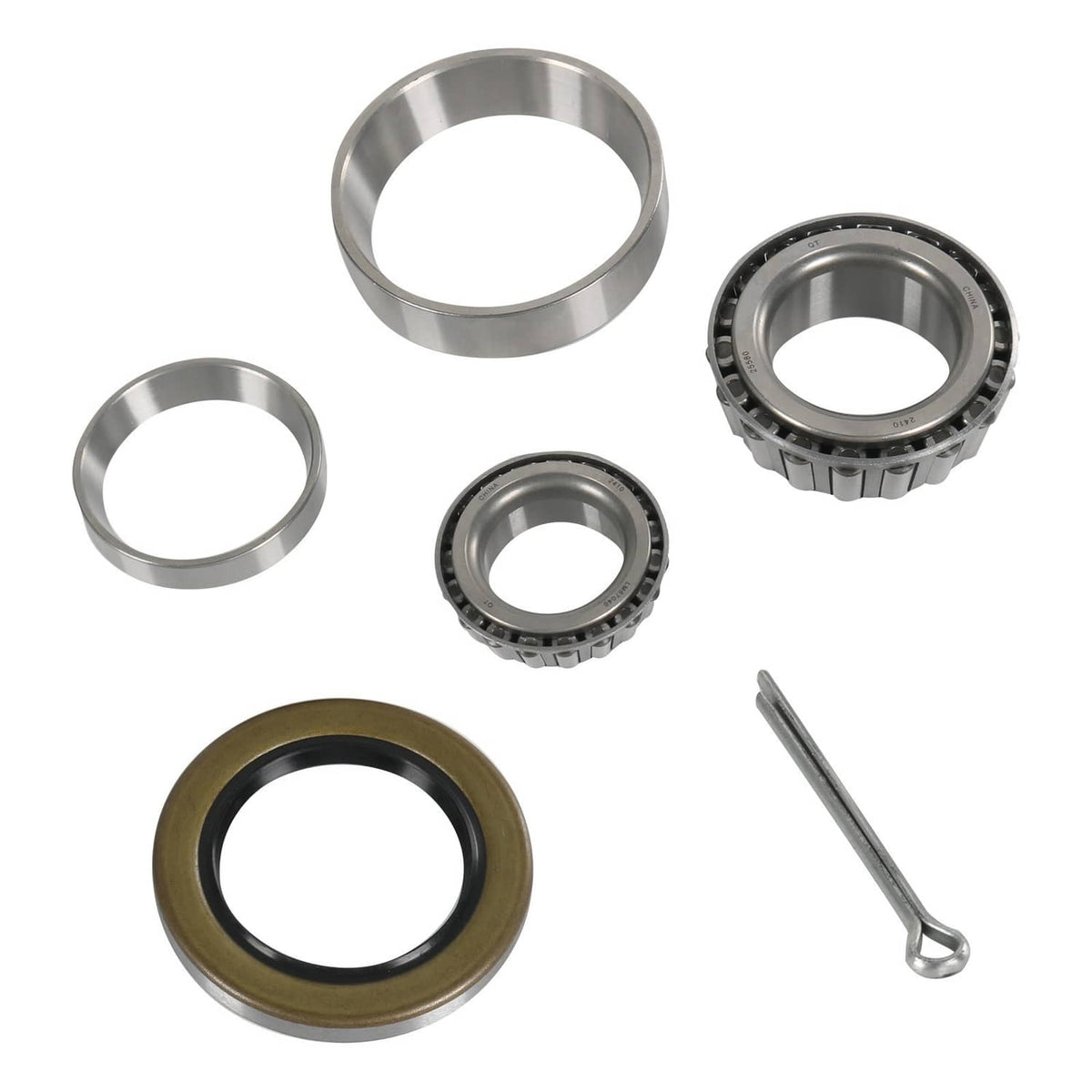 Bethesda Industrial 5200# Bearing Axle Kit 25580+ LM67048 1.25" Bearing Trailer Wheel & Mobile Home