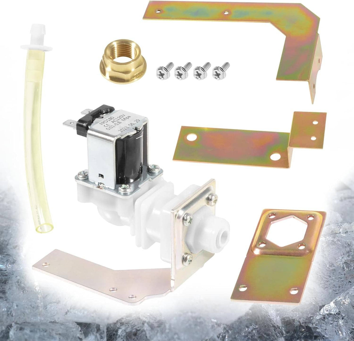Bethesda Industrial 000009123 Water Inlet Valve Assembly 120V 60Hz 5W for Manitowoc Ice Machines