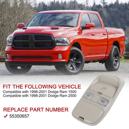Bethesda Industrial For 1998-2001 Dodge Ram 1500 2500 55350657 Overhead Console Dome Light Storage