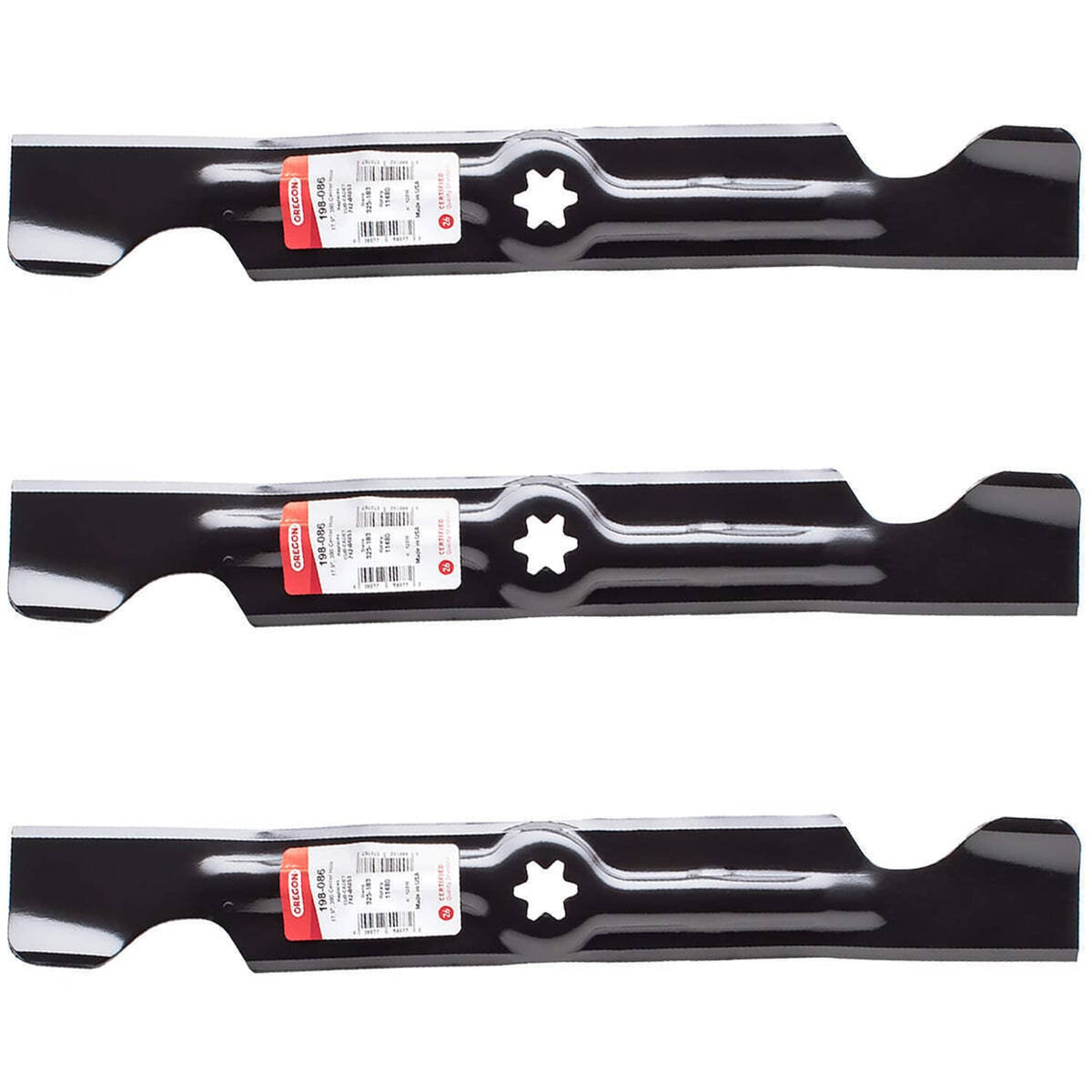 Bethesda Industrial 3PK Oregon Blade for Cub Cadet 50" Deck i1050 LT1050 LGT1050 LGTX1050 942-04053C