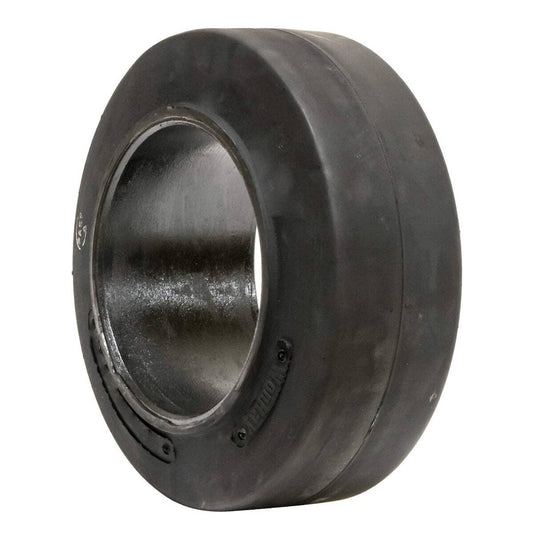 Bethesda Industrial 15X5X11-1/4 5X5X11.25 Solid Flat Proof Press-On Smooth Forklift Tire R700