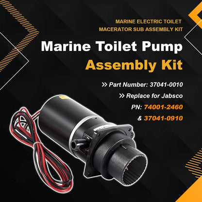 Bethesda Industrial Replace for 37041-0010 Marine Electric Toilet Macerator Sub Assembly Kit 12-Volt