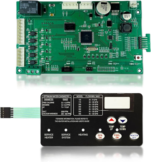 Bethesda Industrial For Pentair Master Temp 400 Control Board Kit w/472610Z Switch Pad 42002-0007S