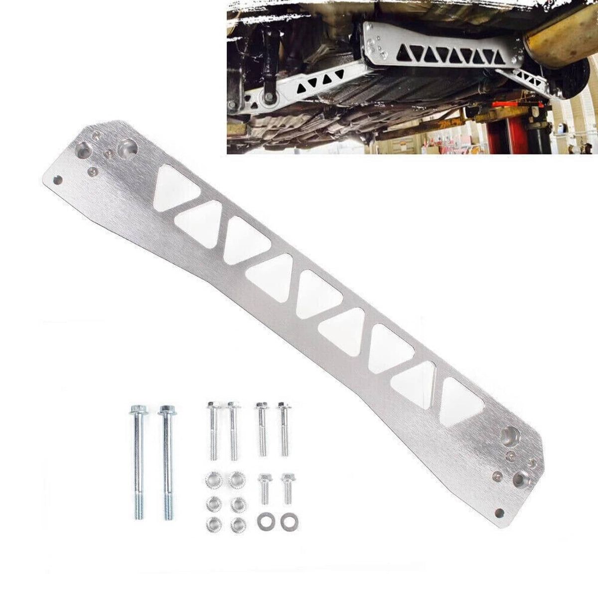 Bethesda Industrial For 1996-2000 Honda Civic Car Rear Lower Control Arm & Subframe Brace Tie Bar EK