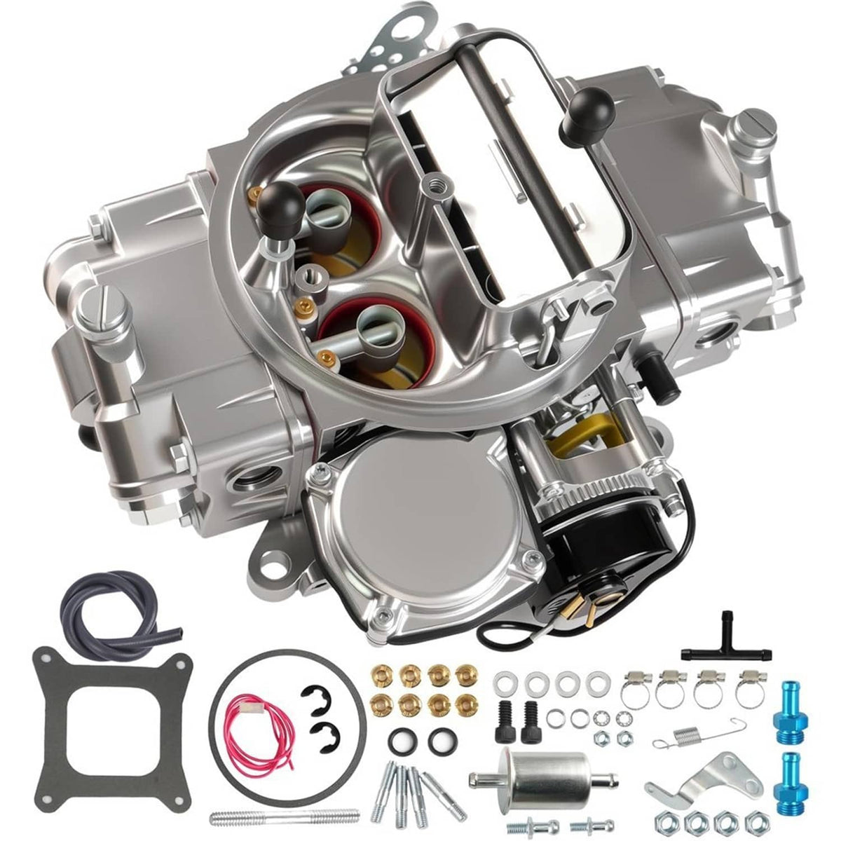 Bethesda Industrial For Holley Carburetor 4-Barrel Square Bore 600 CFM Electric Choke 0-80458SA 4160