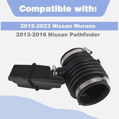 Bethesda Industrial Black Engine Air Intake Duct Hose For 2013-16 Nissan Pathfinder 3.5L 16576-3JA0A