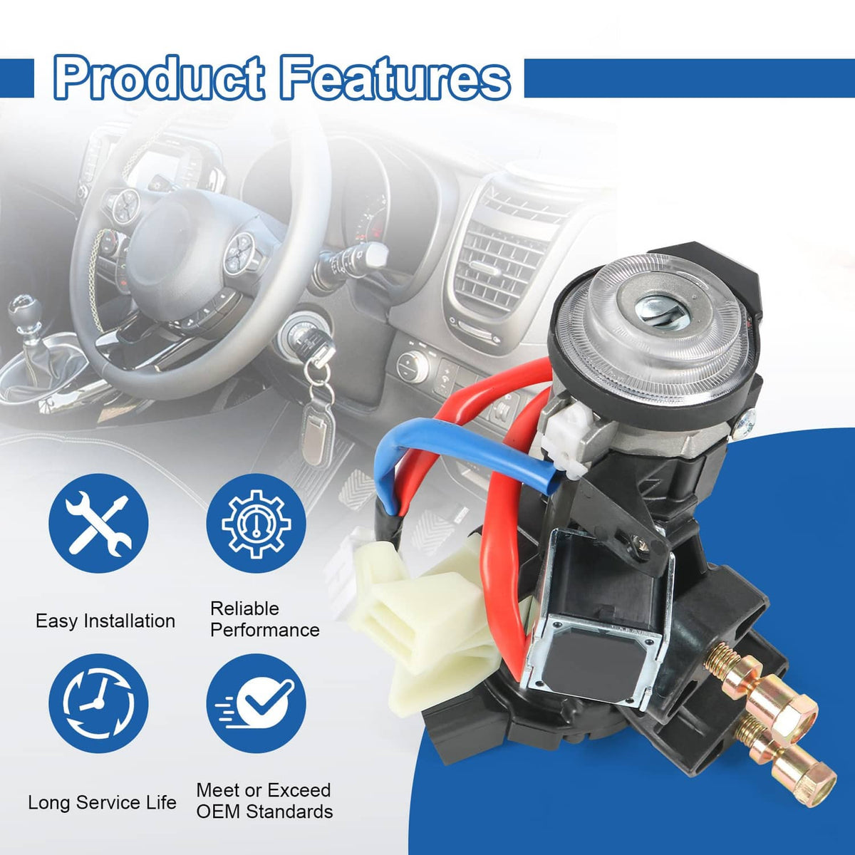 Bethesda Industrial For 2015-2019 SONATA IGNITION LOCK HOUSING ASSEMBLY SWITCH 81910-A4110