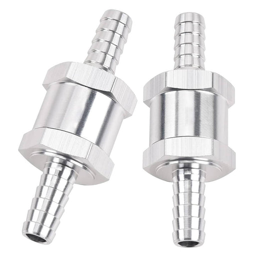 Bethesda Industrial 2Pcs 5/16" 8mm Fuel Line One Way Non Return Check Valve Petrol Diesel Oil Water