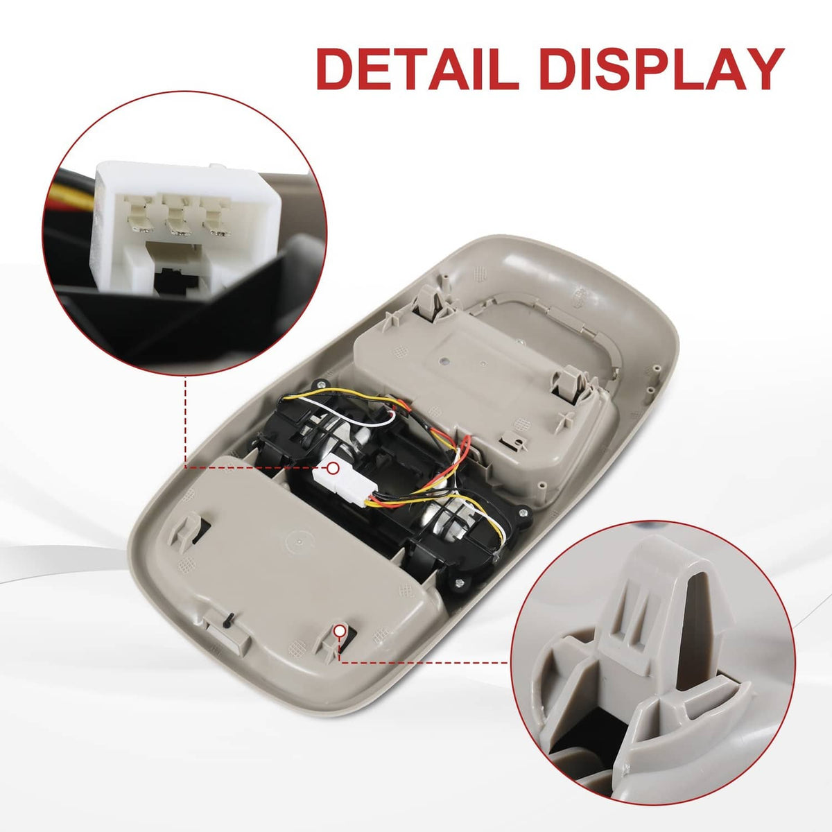 Bethesda Industrial For 1998-2001 Dodge Ram 1500 2500 55350657 Overhead Console Dome Light Storage