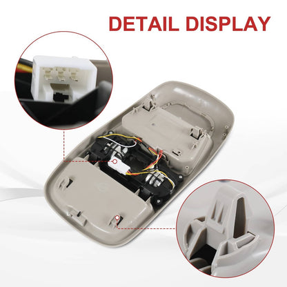 Bethesda Industrial For 1998-2001 Dodge Ram 1500 2500 55350657 Overhead Console Dome Light Storage