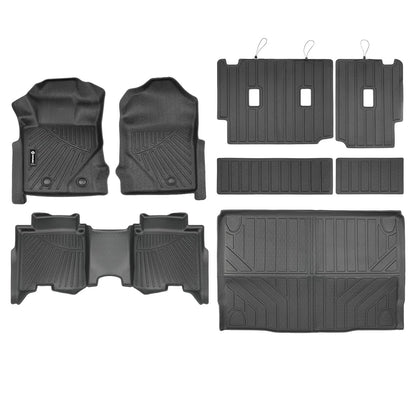 Bethesda Industrial All Weather Floor Mats Cargo Liner with Backrest Mat for Ford Bronco 4 Door