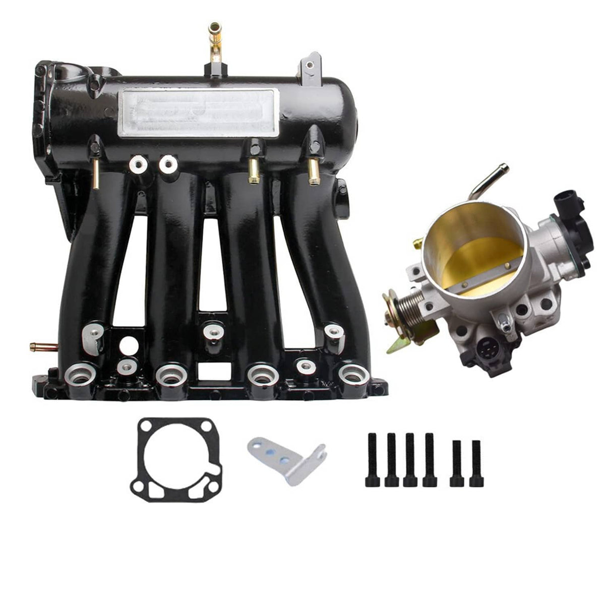Bethesda Industrial D-Series Intake Manifold +70mm Throttle Body For Honda Civic CRX DEL SOL D15 D16