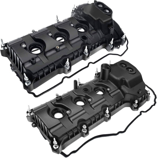 Bethesda Industrial Left & Right Valve Cover + Gasket For 15-17 Lincoln Navigator 3.5L Turbocharged