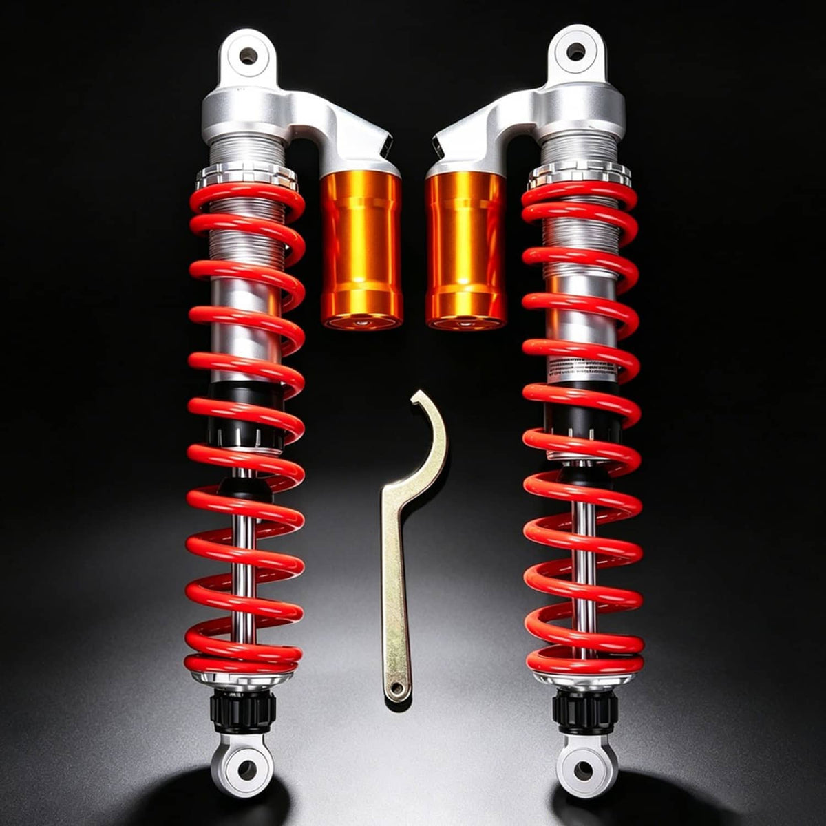 Bethesda Industrial 2x 410mm Adjustable Front Air Shock Absorber For Honda TRX400EX TRX450R TRX450ER