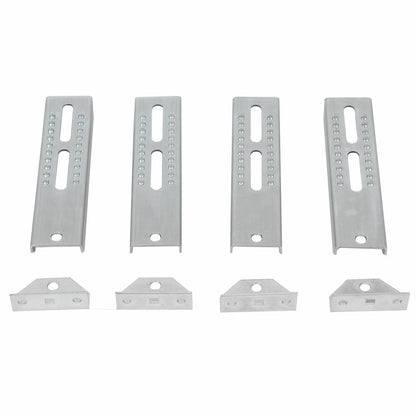 Bethesda Industrial 8PCS 10" Galvanized Swivel  Boat Trailer Vertical Bunk Board Brackets Bolster
