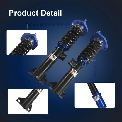 Bethesda Industrial Coilovers Struts Shocks For 2008-2014 Mercedes-Benz C-Class W204 C200 C250 C350