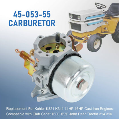 Bethesda Industrial Carburetor for Kohler K321 K341 Cast Iron Engine 14HP16HP John Deere Tractor 316