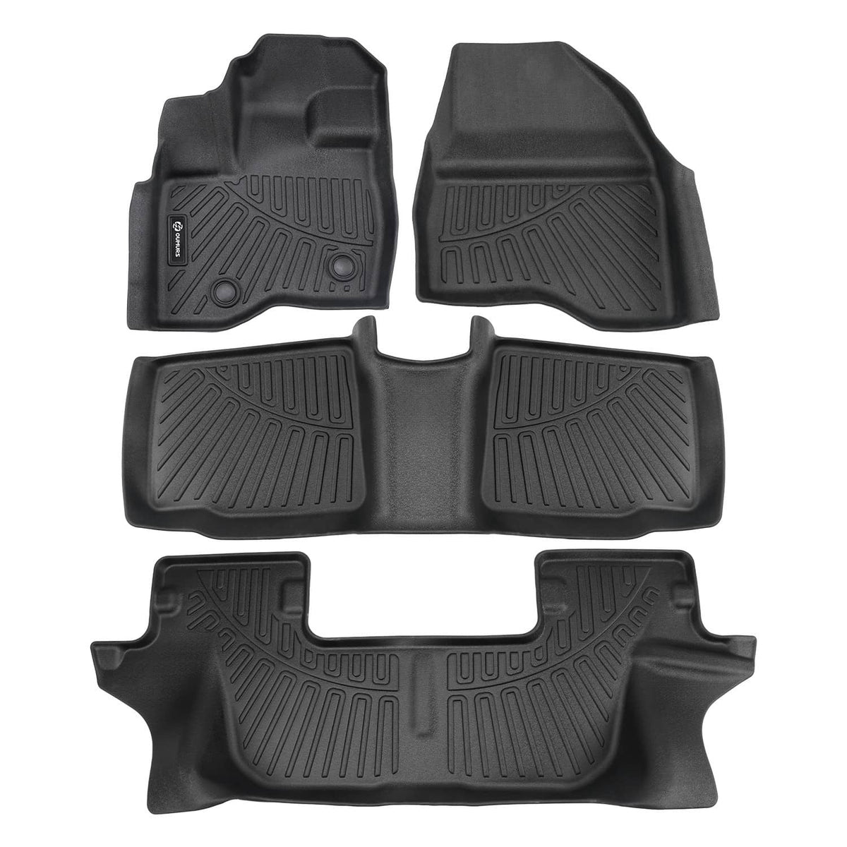 Bethesda Industrial Car Floor Mats Liners For Ford Explorer Bench Seating 2011 2012 2013 2014 TPE