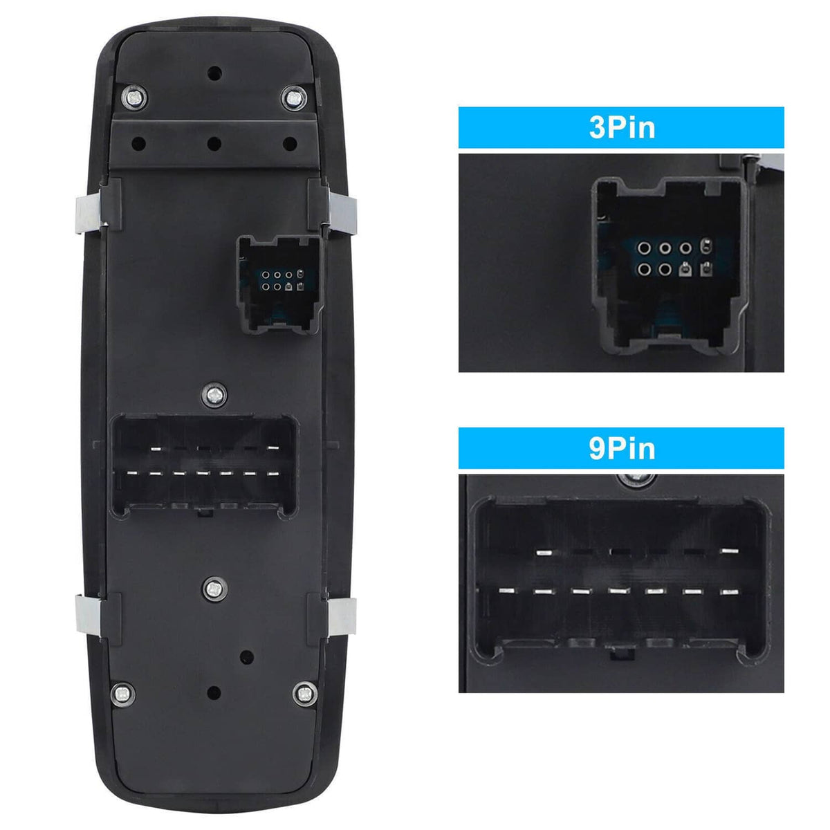 Bethesda Industrial Master Power Window Switch for 2009-2012 Dodge Ram 1500 2500 3500 Driver Side LH