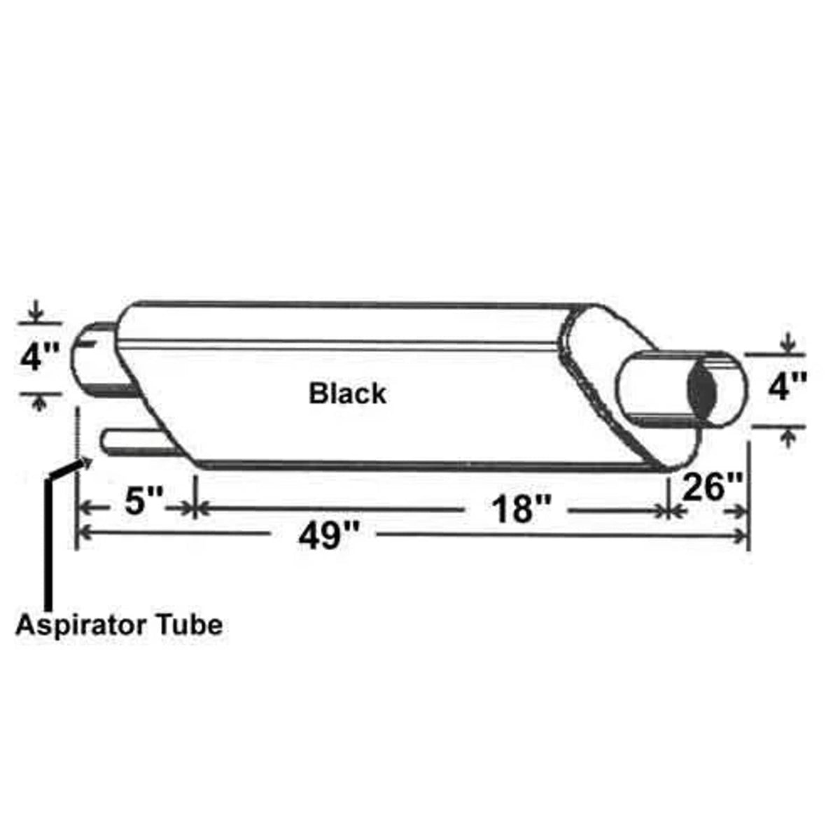 Bethesda Industrial Muffler fits Allis Chalmers 7080 7580 70269031