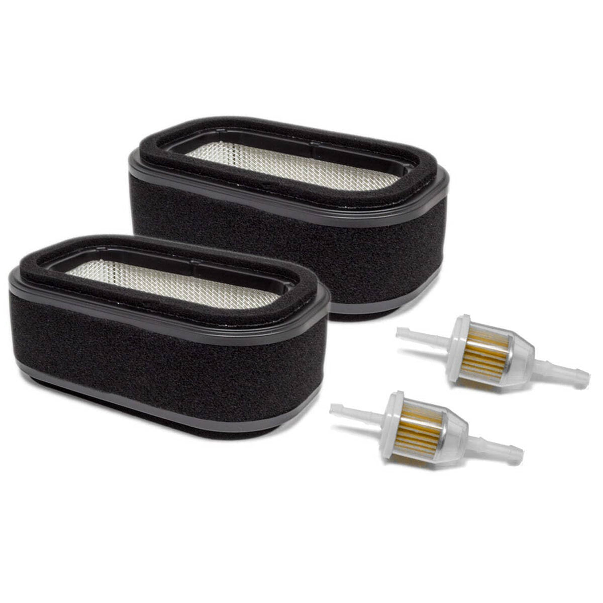 Bethesda Industrial 2PK Air Filter Combo Fuel Filter Kit for Kawasaki Engine FD620D FD661D