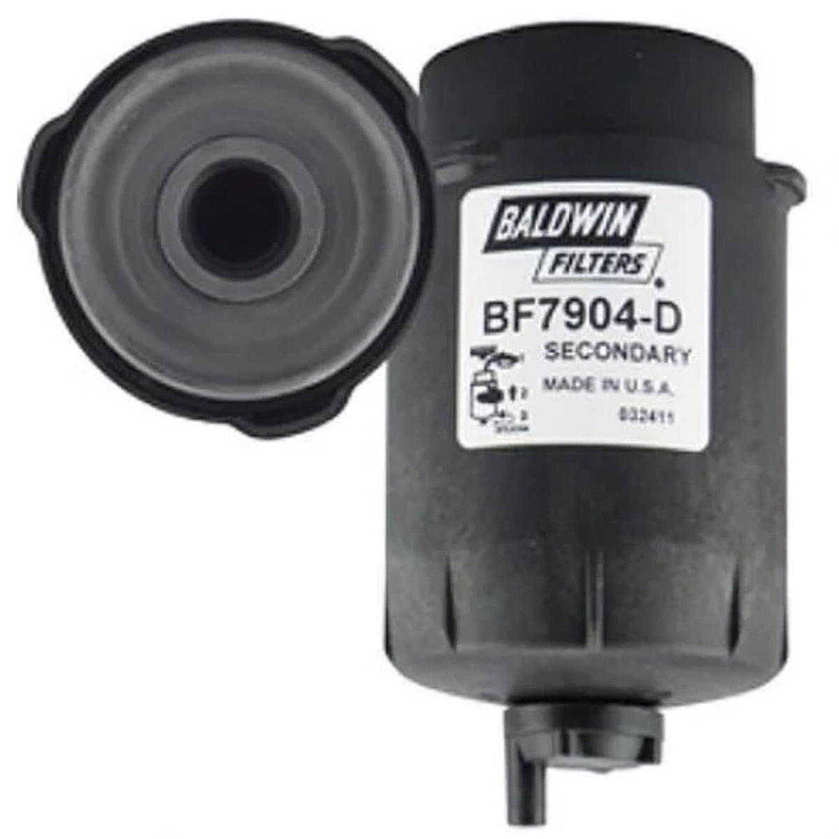 Bethesda Industrial Baldwin® Filter - Secondary Fuel/Water Separator Filter with Drain