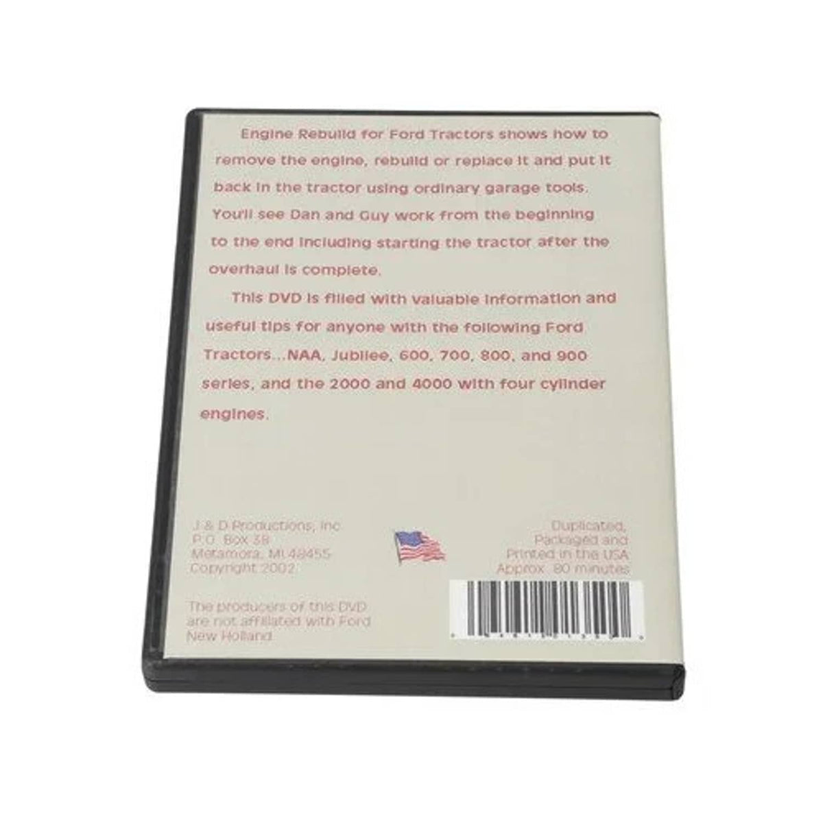 Bethesda Industrial DVD - Engine Rebuild fits Ford NAA 600 700 820 850 860 946 950 960 2000 4000