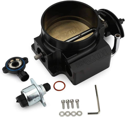 Bethesda Industrial Black 102MM Throttle Body with Position Sensors TPS IAC+Throttle Gas Cable Kits