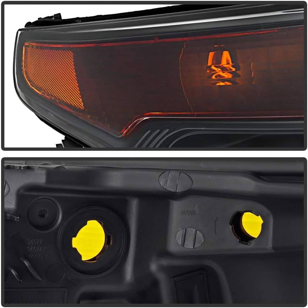 Bethesda Industrial For 2011-2015 Ford Explorer Halogen Chrome Housing Projector Headlights LH+RH
