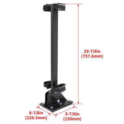 Bethesda Industrial Floor Mount Gun Rack Stand Up Quick Release For Club Car EZGO Yamaha Golf Cart
