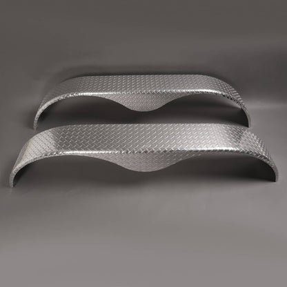 Bethesda Industrial Trailer Fenders 14" 15" 16" Tandem Teardrop Tread Plate Cargo 72" L 18" H 9" W