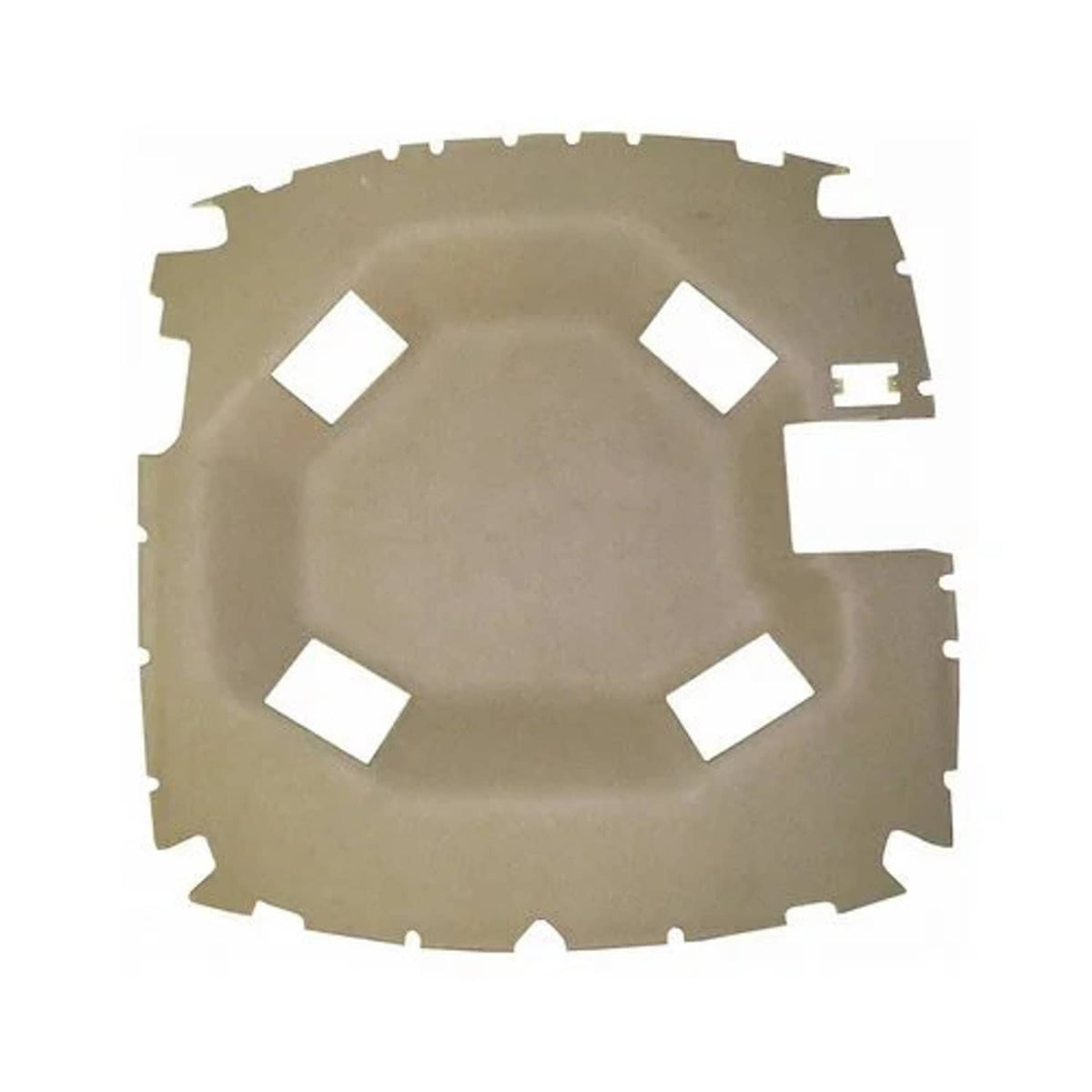 Bethesda Industrial Preformed Headliner Sailcloth Tan fits John Deere 8100 8120 8200 8220 8300 8400