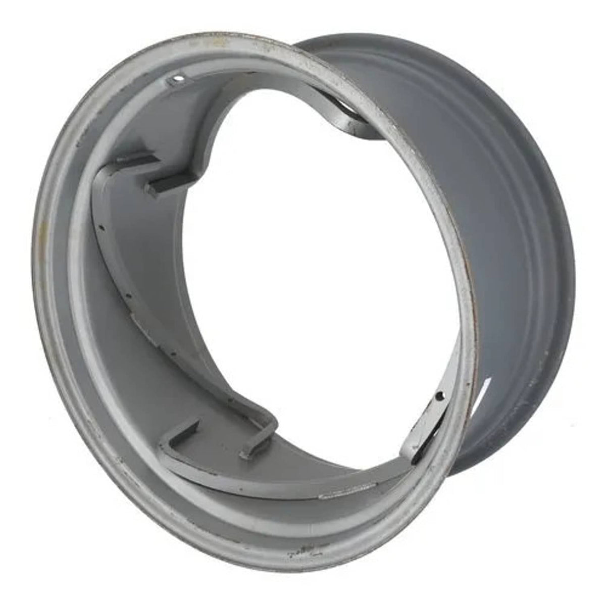 Bethesda Industrial Rear Rim - 13" x 28" 4 Rail Silver Mist fits Ford 4110 3600