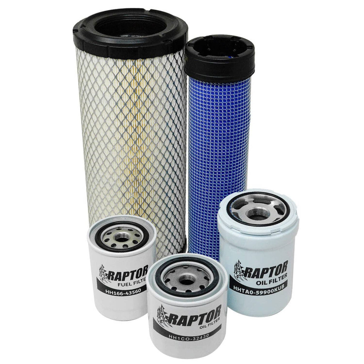 Bethesda Industrial Filter Kit for Kubota SSV65 SSV65C SSV75 SSV75C 16631-99540 19090-55580